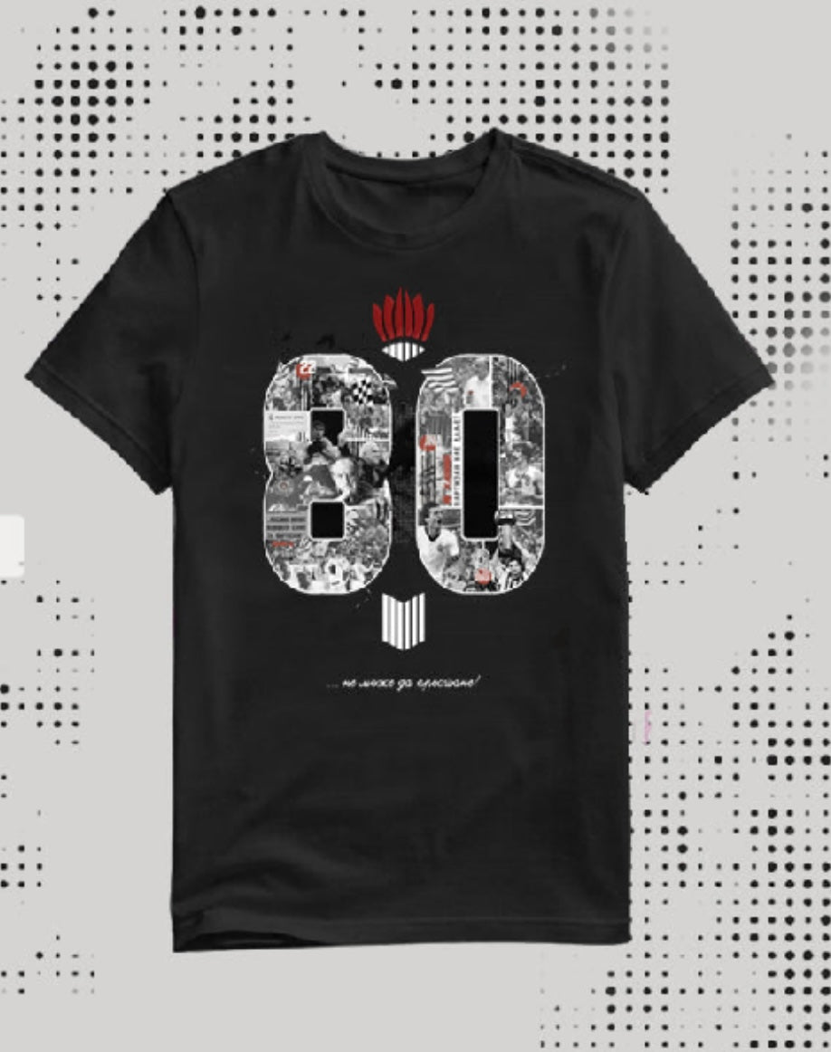 Majica “80” crna