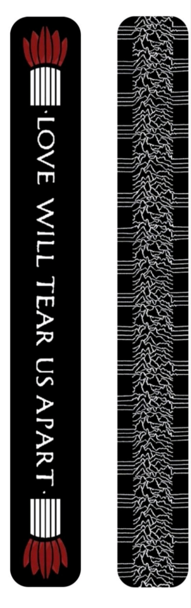 Šal "Love will tear us apart"